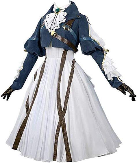 Violet Evergarden Cosplay Costume Anime Peruca Princesa。